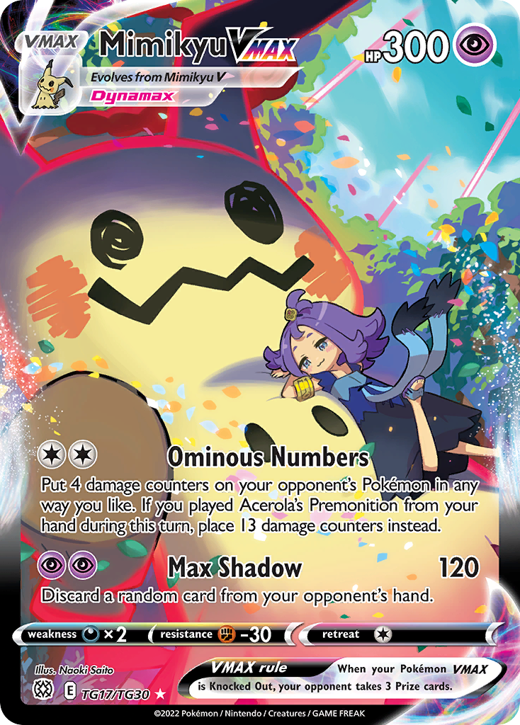 Mimikyu VMAX - Brilliant Stars Trainer Gallery #TG17