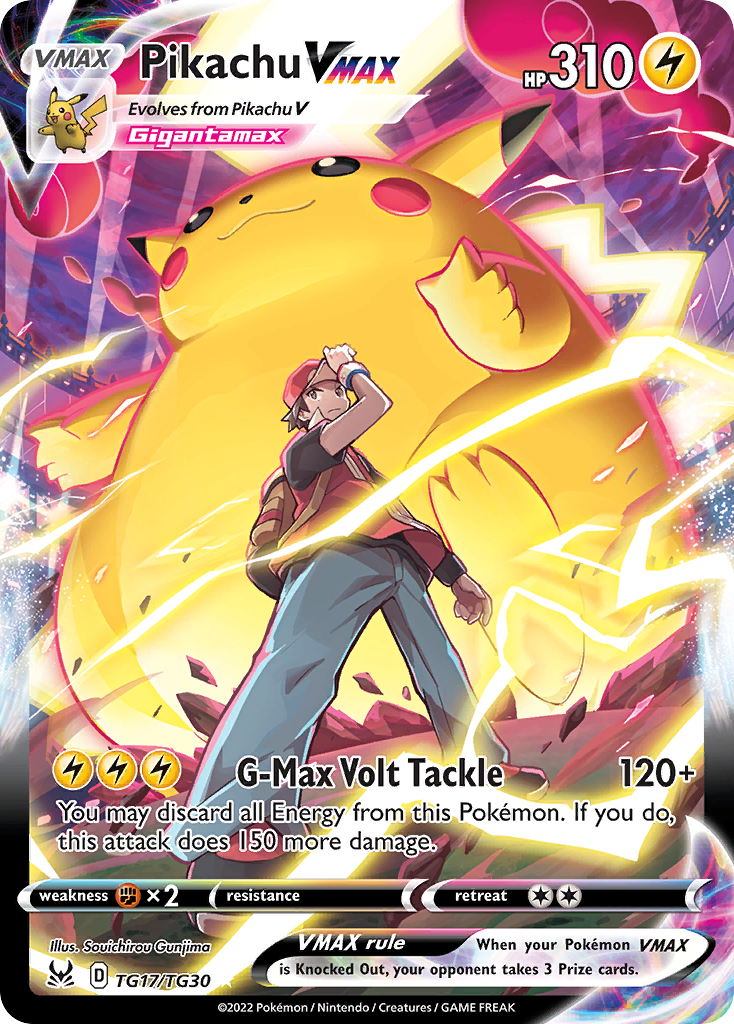 Pikachu VMAX - Lost Origin Trainer Gallery #TG17