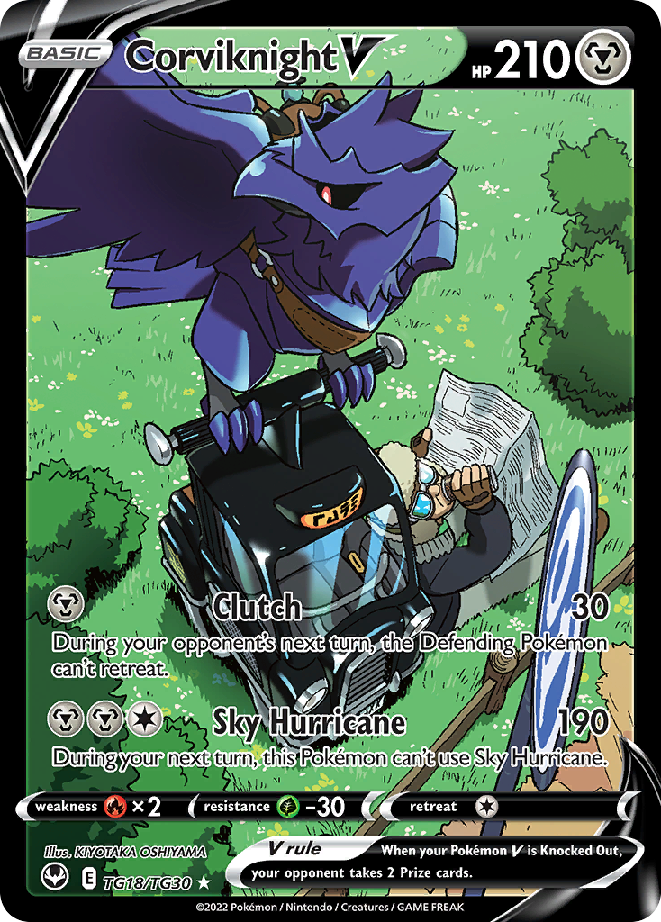 Corviknight V - Silver Tempest Trainer Gallery #TG18