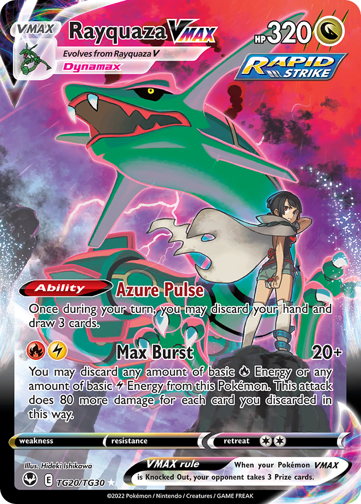 Rayquaza VMAX - Silver Tempest Trainer Gallery #TG20