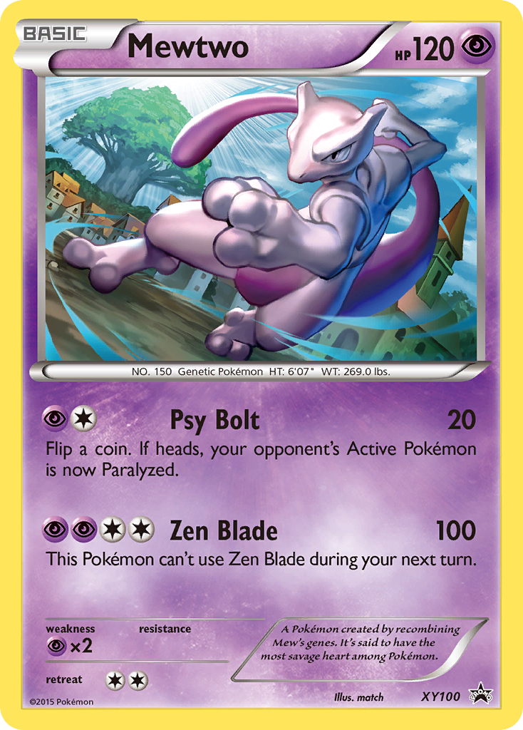 Mewtwo - XY Black Star Promos #XY100
