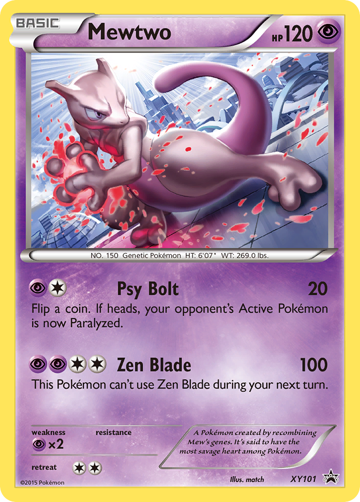 Mewtwo - XY Black Star Promos #XY101