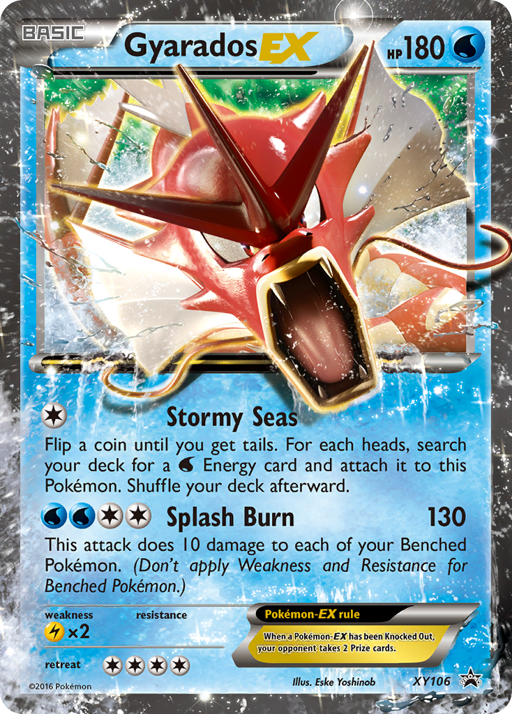 Gyarados-EX - XY Black Star Promos #XY106