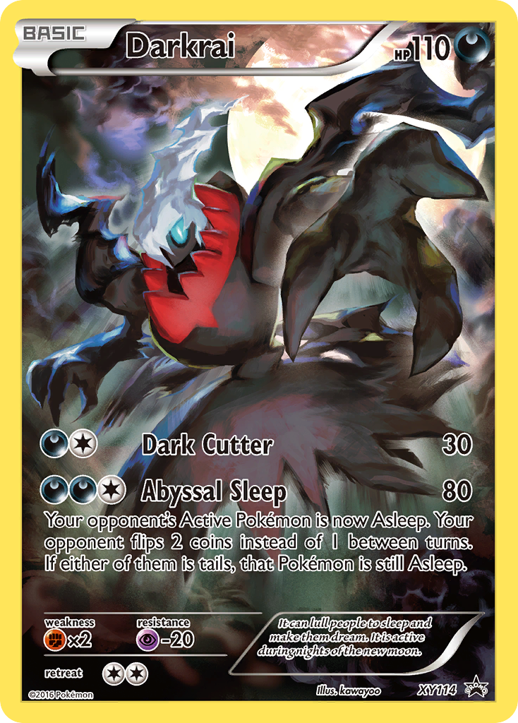 Darkrai - XY Black Star Promos #XY114