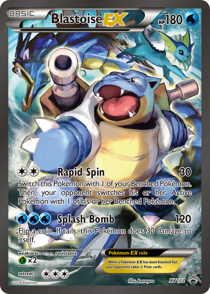 Blastoise-EX - XY Black Star Promos #XY122