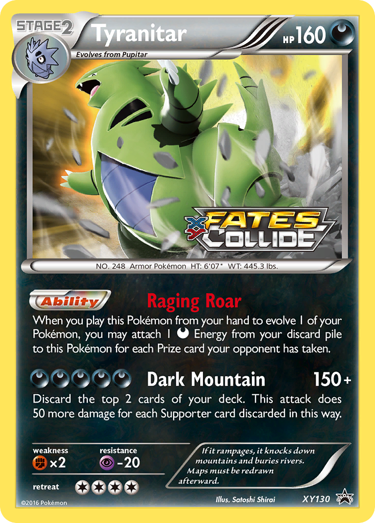 Tyranitar - XY Black Star Promos #XY130