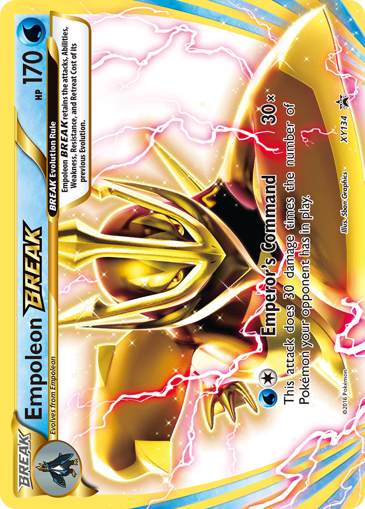 Empoleon BREAK - XY Black Star Promos #XY134