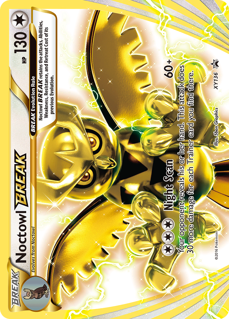 Noctowl BREAK - XY Black Star Promos #XY136