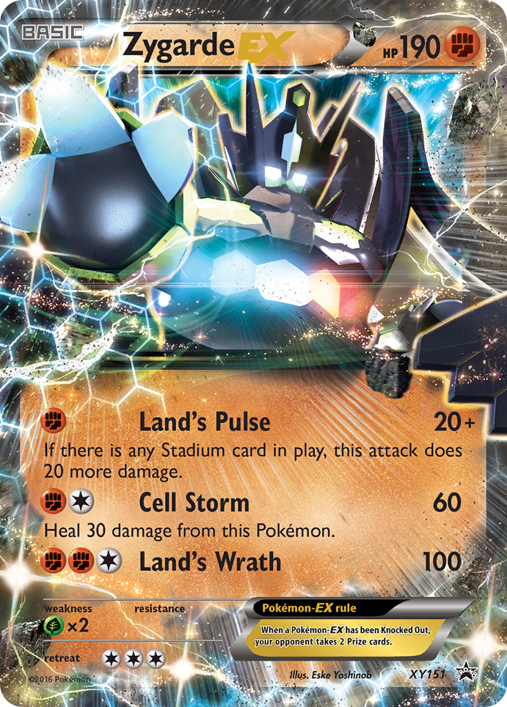 Zygarde-EX - XY Black Star Promos #XY151