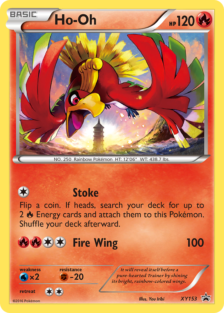 Ho-Oh - XY Black Star Promos #XY153