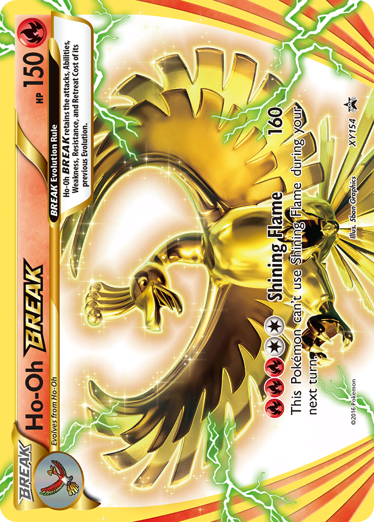 Ho-Oh BREAK - XY Black Star Promos #XY154