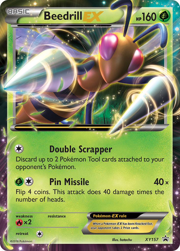 Beedrill-EX - XY Black Star Promos #XY157