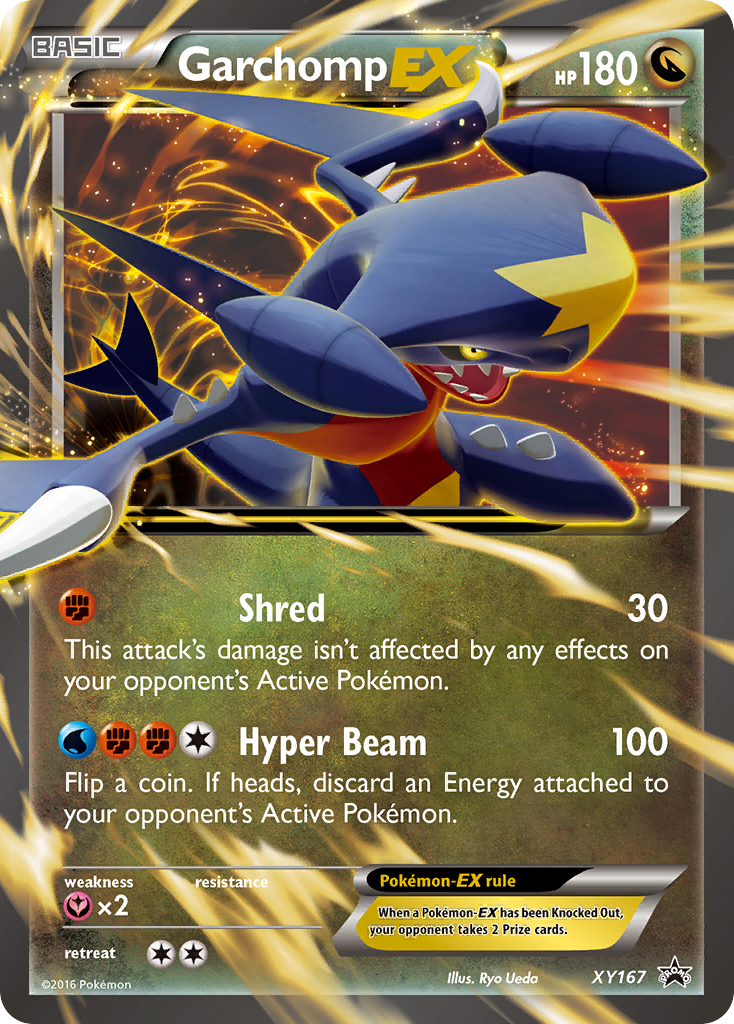 Garchomp-EX - XY Black Star Promos #XY167
