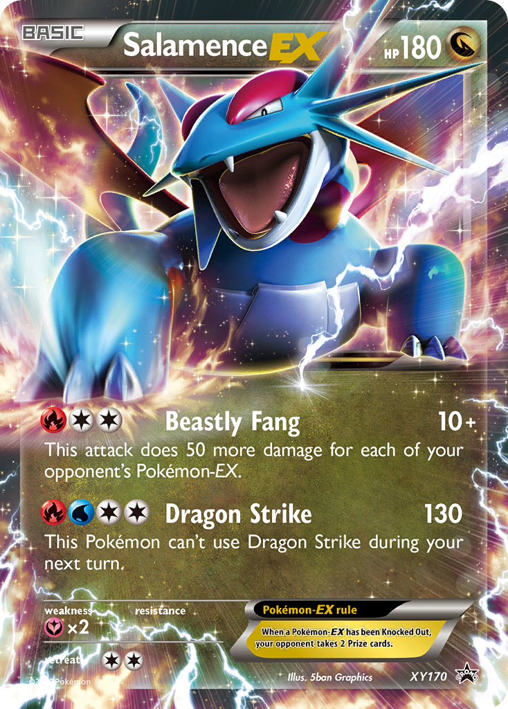 Salamence-EX - XY Black Star Promos #XY170
