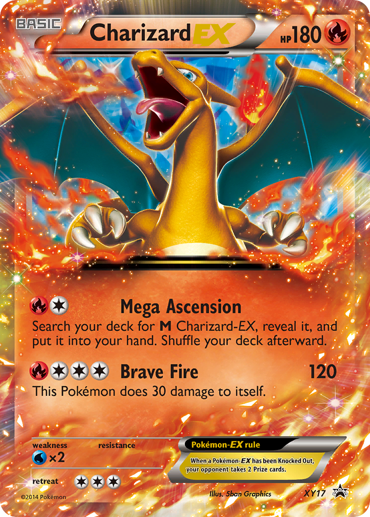 Charizard-EX - XY Black Star Promos #XY17