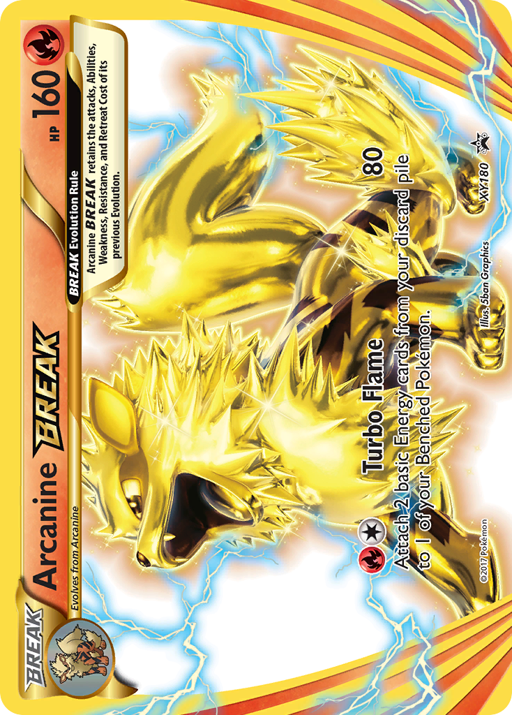 Arcanine BREAK - XY Black Star Promos #XY180