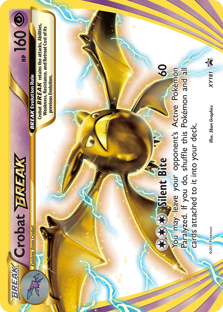 Crobat BREAK - XY Black Star Promos #XY181