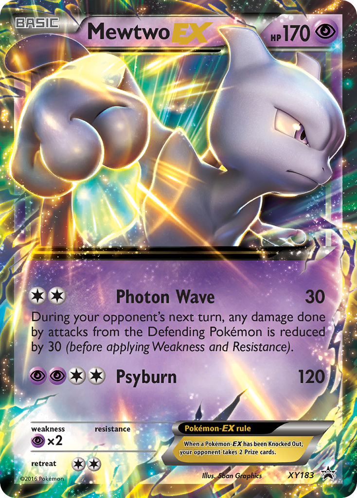 Mewtwo-EX - XY Black Star Promos #XY183