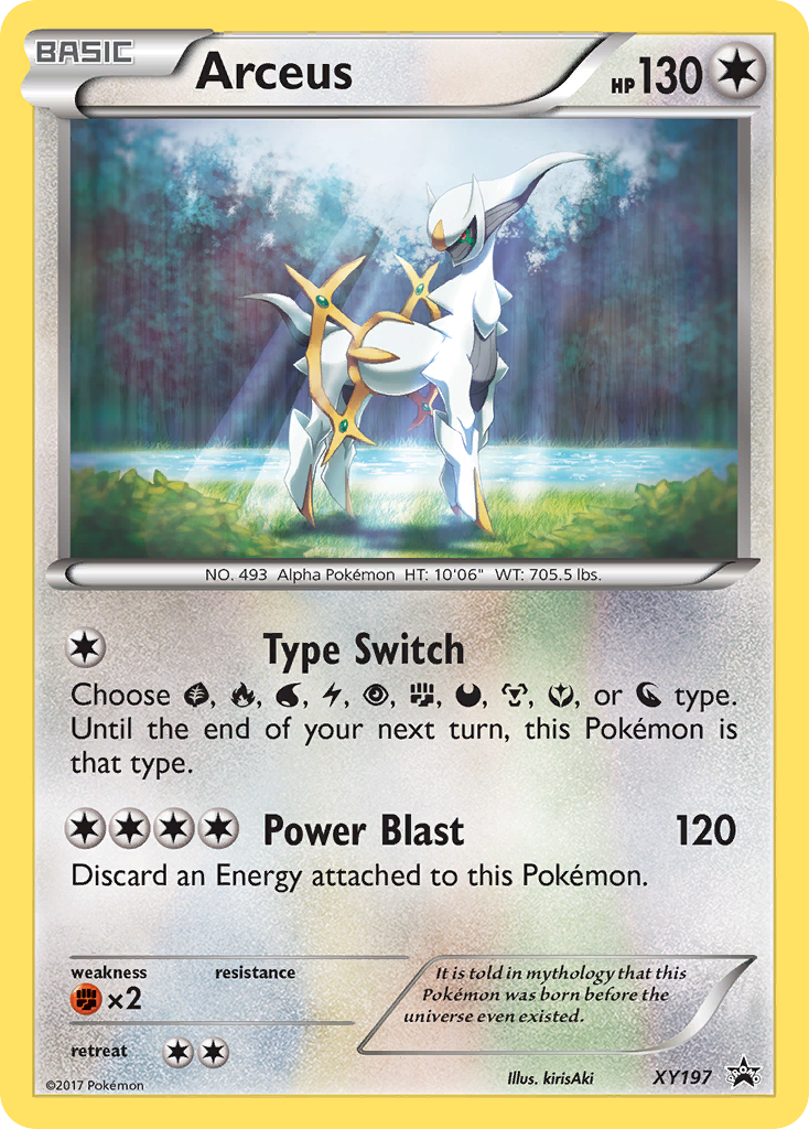 Arceus - XY Black Star Promos #XY197