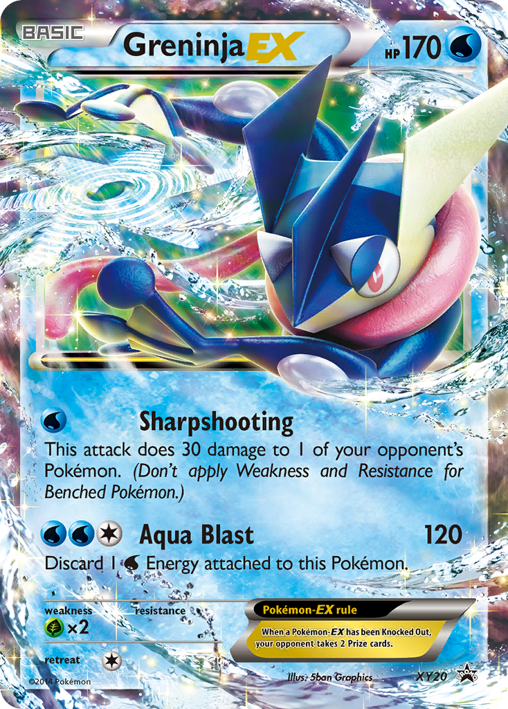 Greninja-EX - XY Black Star Promos #XY20