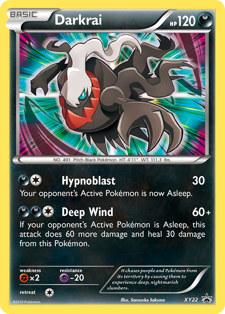 Darkrai - XY Black Star Promos #XY22