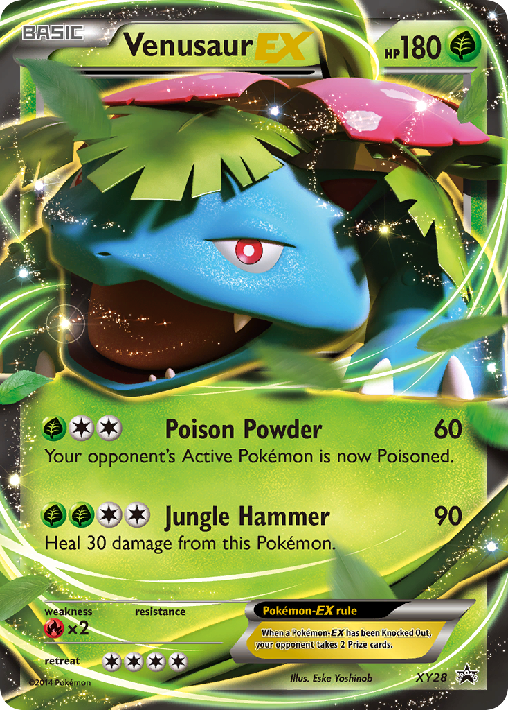 Venusaur-EX - XY Black Star Promos #XY28