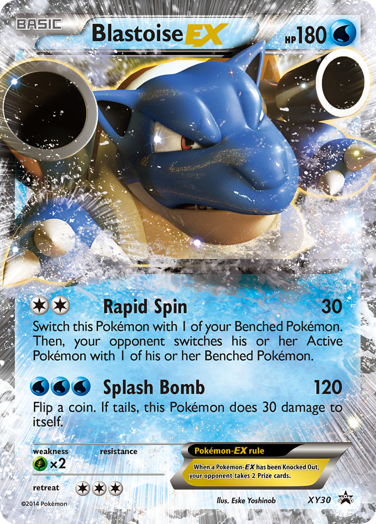 Blastoise-EX - XY Black Star Promos #XY30