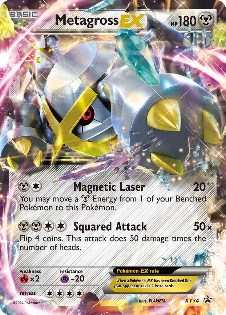 Metagross-EX - XY Black Star Promos #XY34