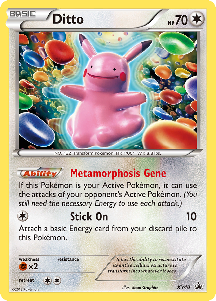 Ditto - XY Black Star Promos #XY40