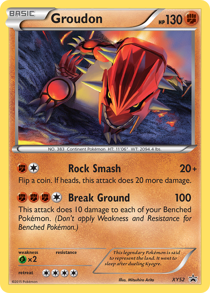 Groudon - XY Black Star Promos #XY52