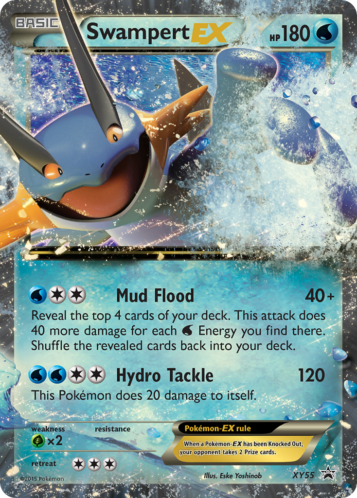 Swampert-EX - XY Black Star Promos #XY55