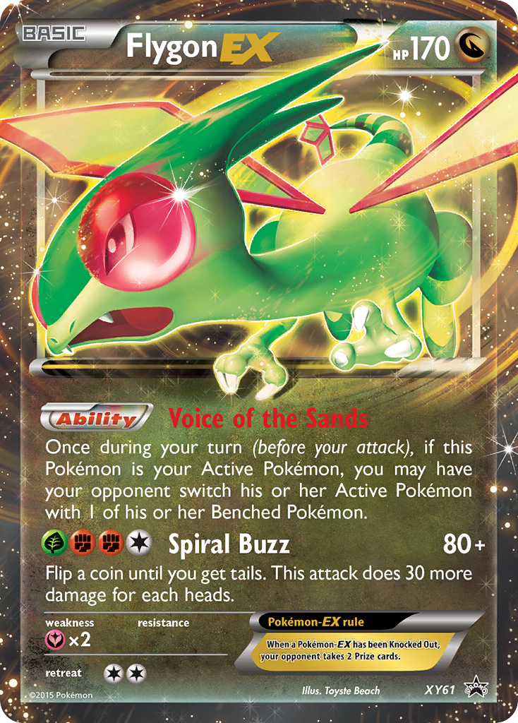 Flygon-EX - XY Black Star Promos #XY61
