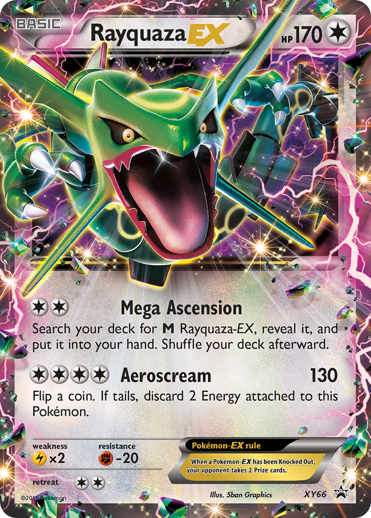 Rayquaza-EX - XY Black Star Promos #XY66