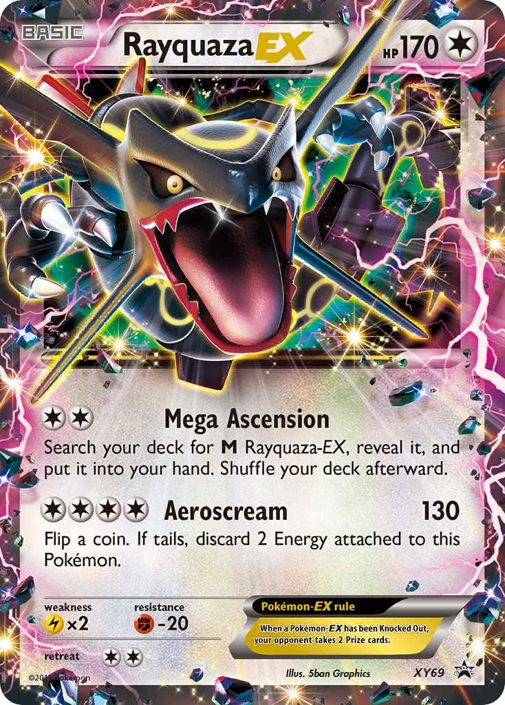 Rayquaza-EX - XY Black Star Promos #XY69