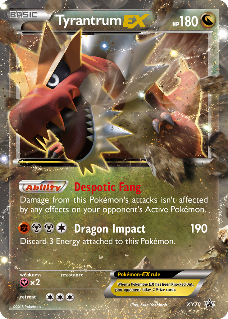 Tyrantrum-EX - XY Black Star Promos #XY70
