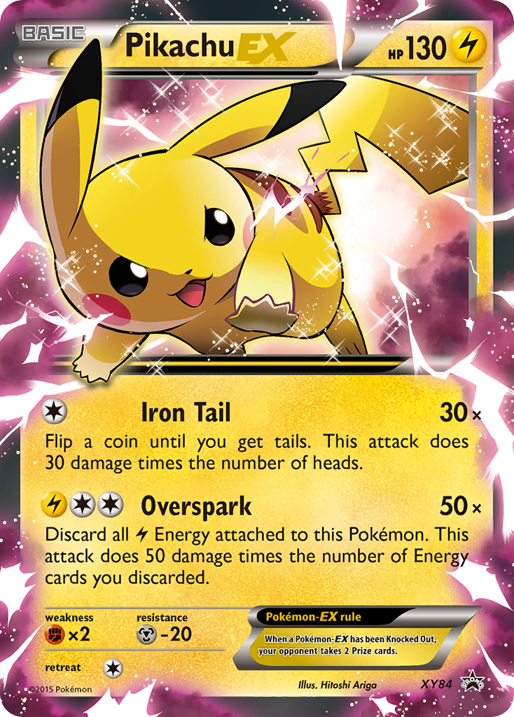 Pikachu-EX - XY Black Star Promos #XY84